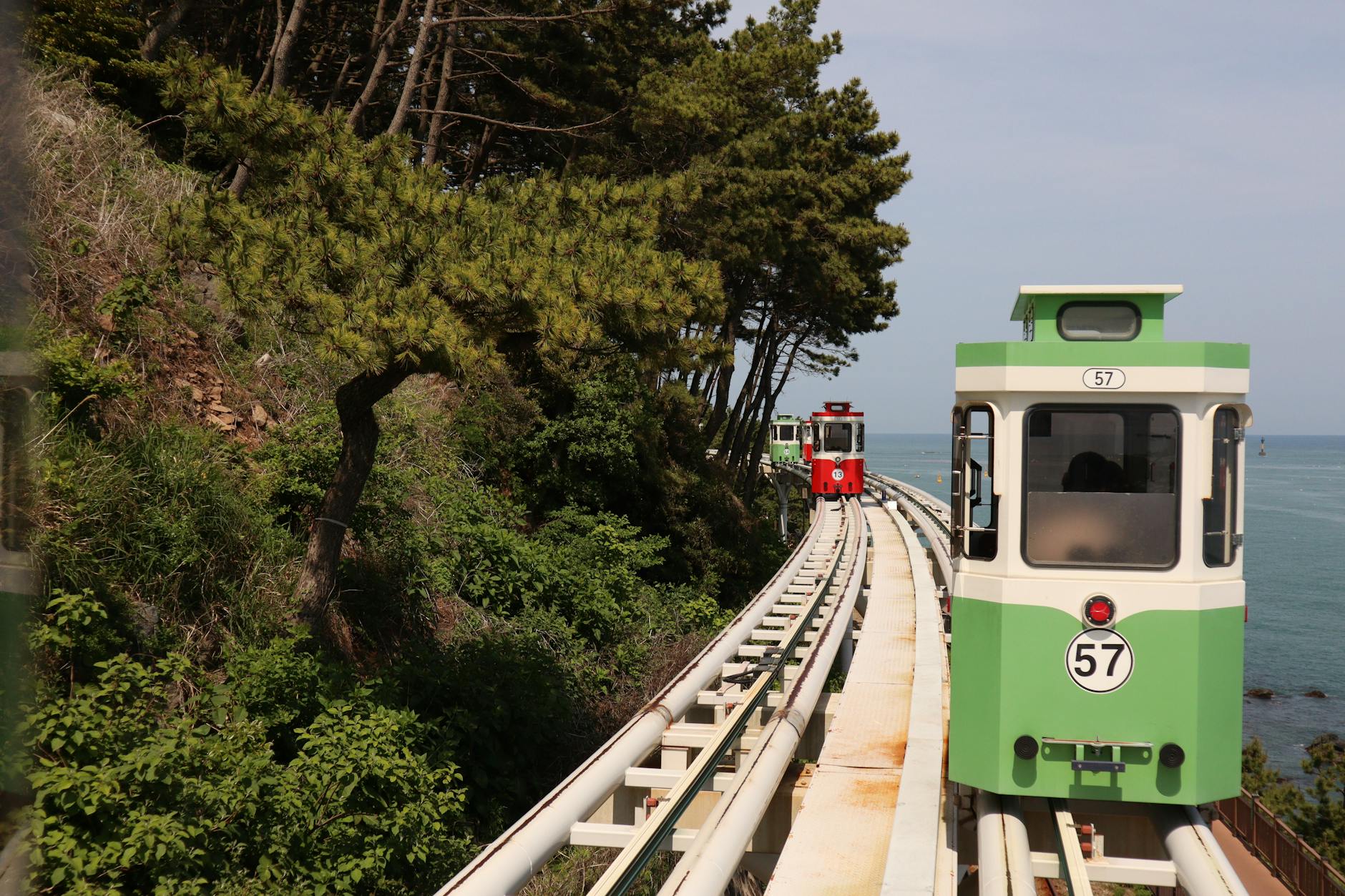 sky capsule at haeundae blueline park